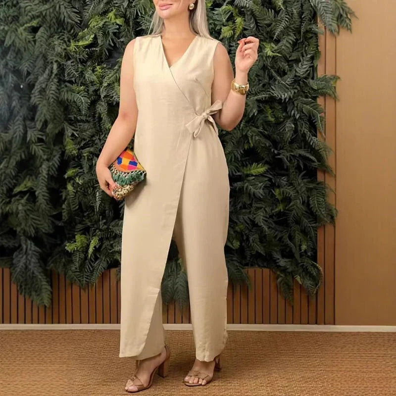Tavia | Elegant V-Neck Jumpsuit