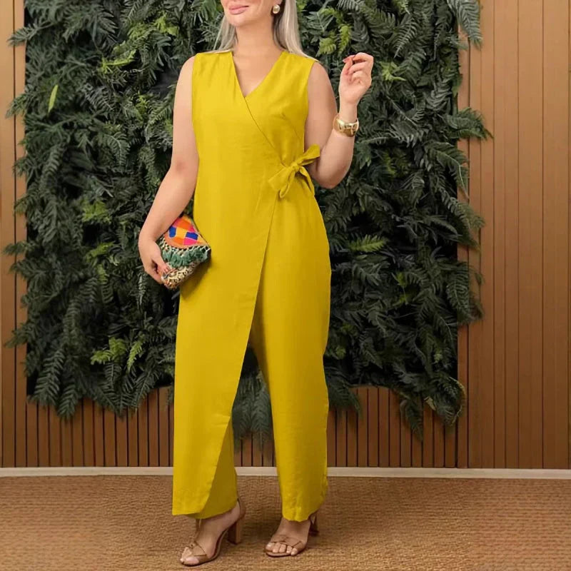 Tavia | Elegant V-Neck Jumpsuit