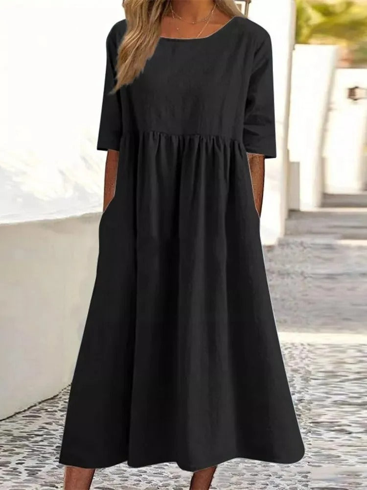 Esra | Women's Figure-Hugging Light Dress