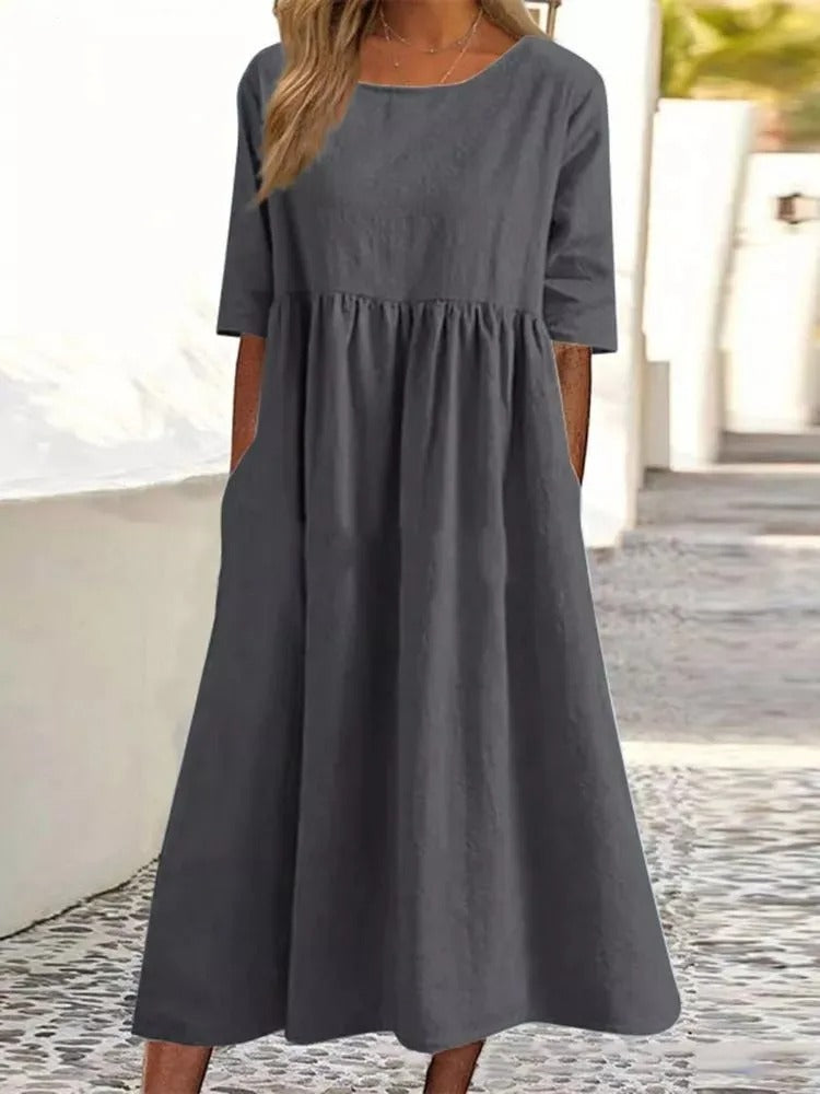 Esra | Women's Figure-Hugging Light Dress
