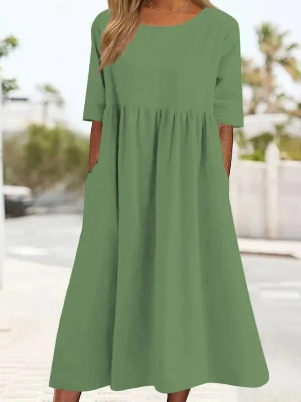 Esra | Women's Figure-Hugging Light Dress